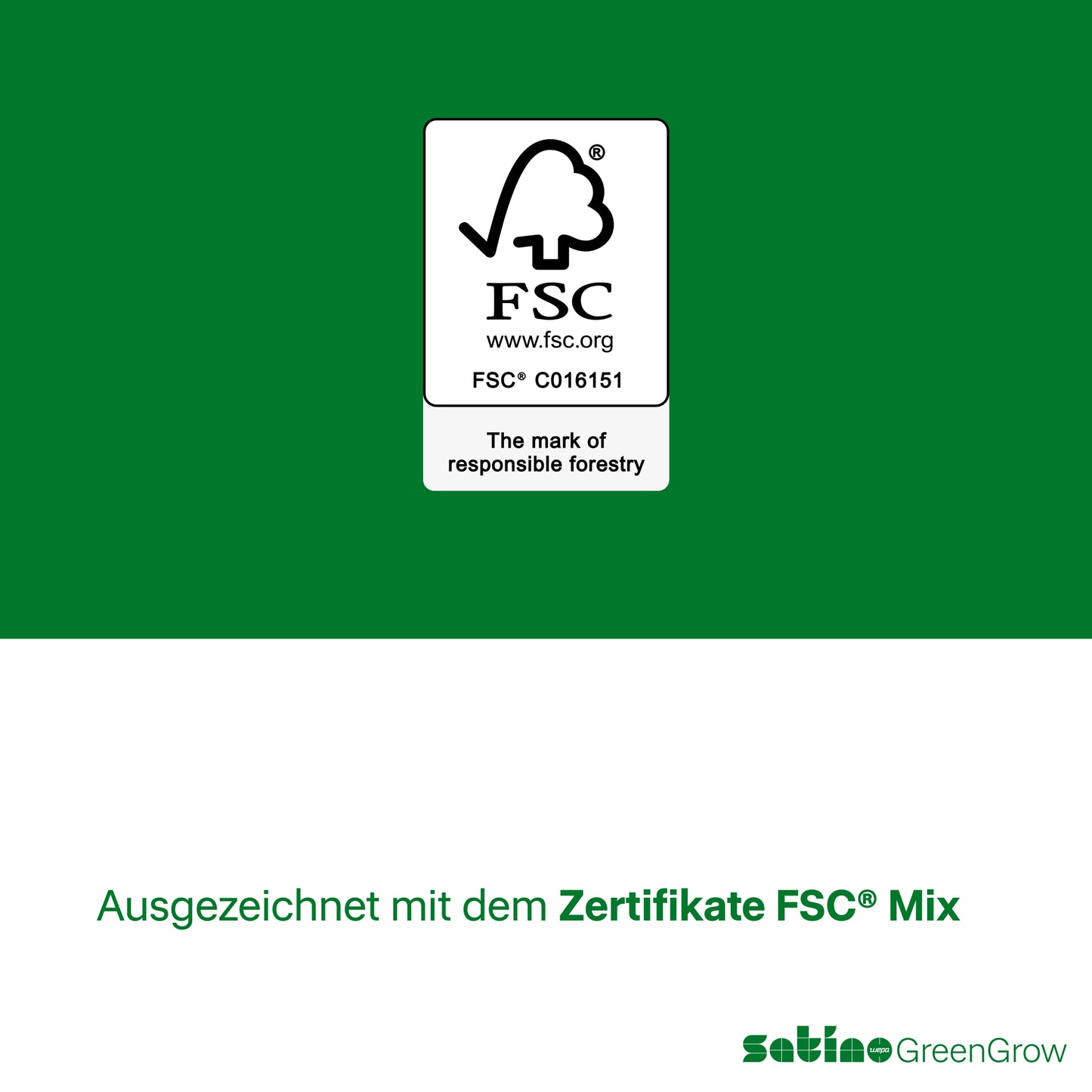 GreenGrow Toilettenpapier 2-lagig – 40 Rollen à 400 Blatt