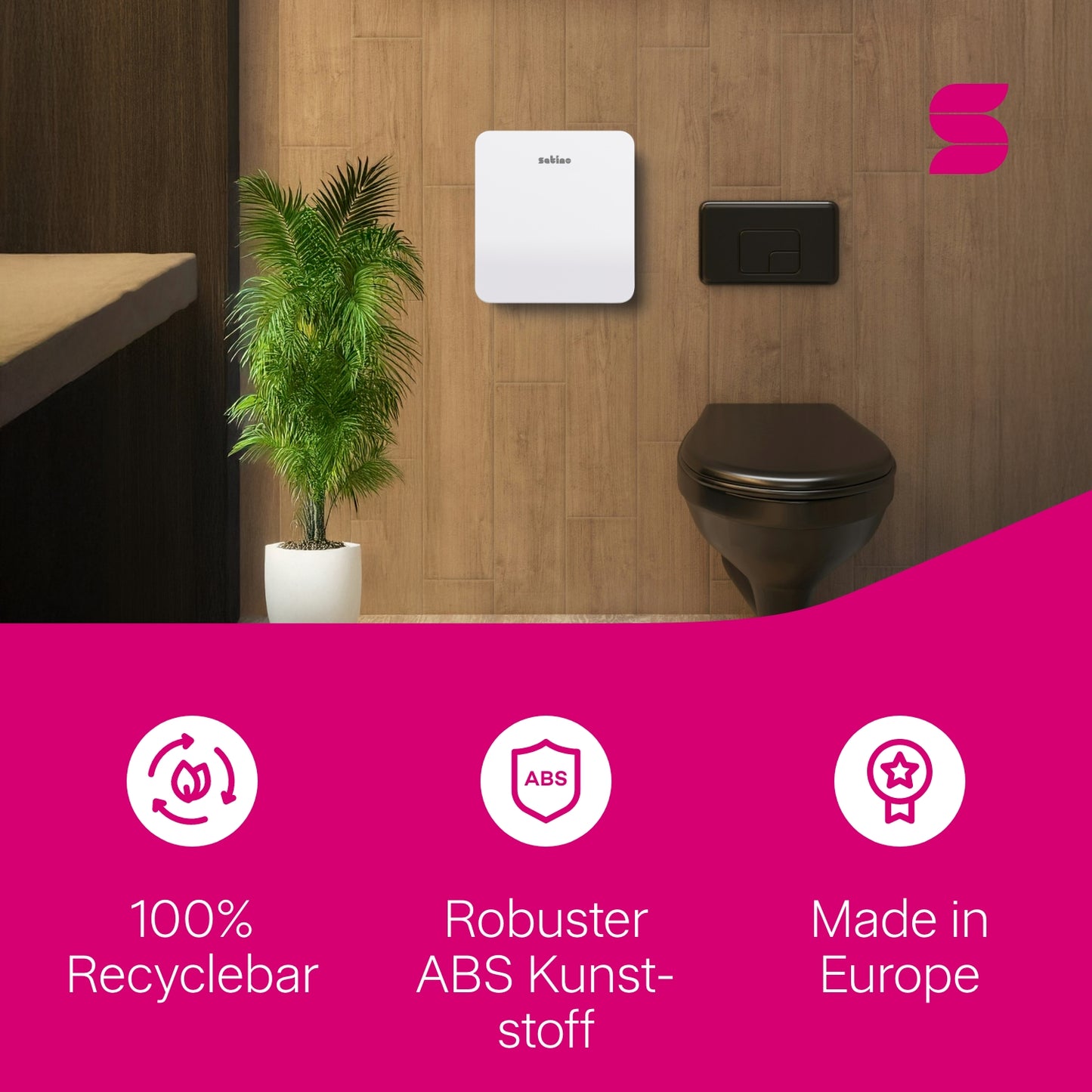 Hyginity Jumbo Toilettenpapierspender S - weiß