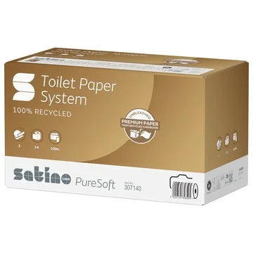 Satino PureSoft system toilet paper large roll