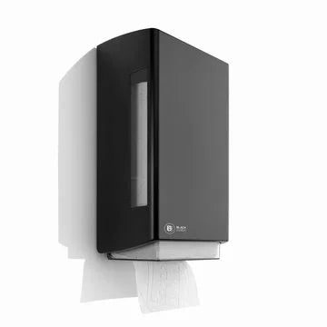 BlackSatino folded toilet paper dispenser - single