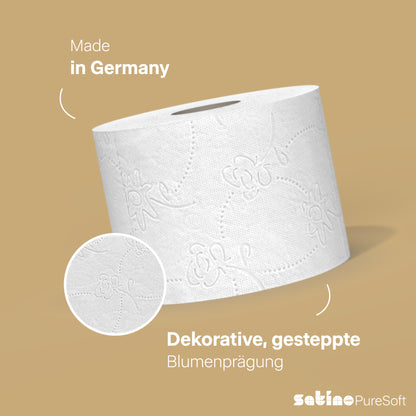 PureSoft Toilettenpapier 4-lagig – 56 Rollen à 130 Blatt
