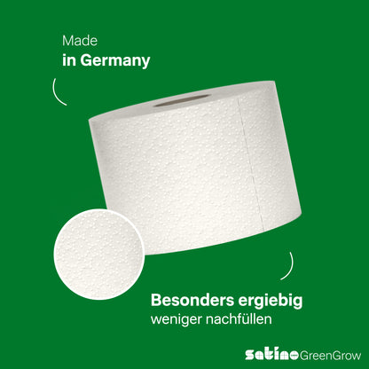 GreenGrow Toilettenpapier 2-lagig – 40 Rollen à 400 Blatt
