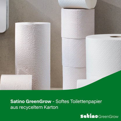 GreenGrow Toilettenpapier 2-lagig – 40 Rollen à 400 Blatt