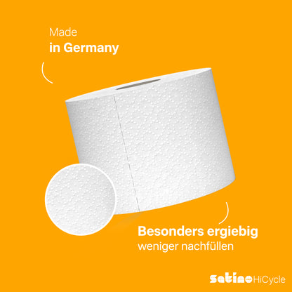HiCycle Toilettenpapier 2-lagig – 64 Rollen à 250 Blatt