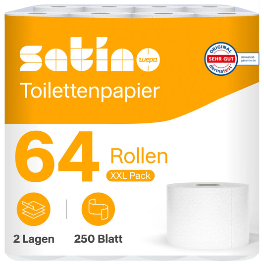 HiCycle Toilettenpapier 2-lagig - 64x250 Blatt