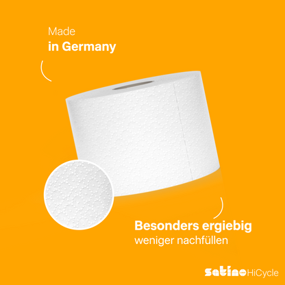 HiCycle Toilettenpapier 3-lagig – 64 Rollen à 250 Blatt