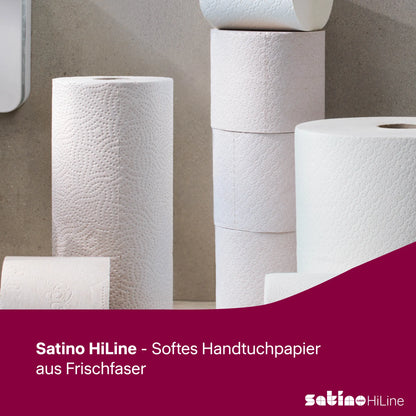 HiLine Papierhandtücher C-Falz 2-lagig – 2.880 Blatt – 23 × 32 cm