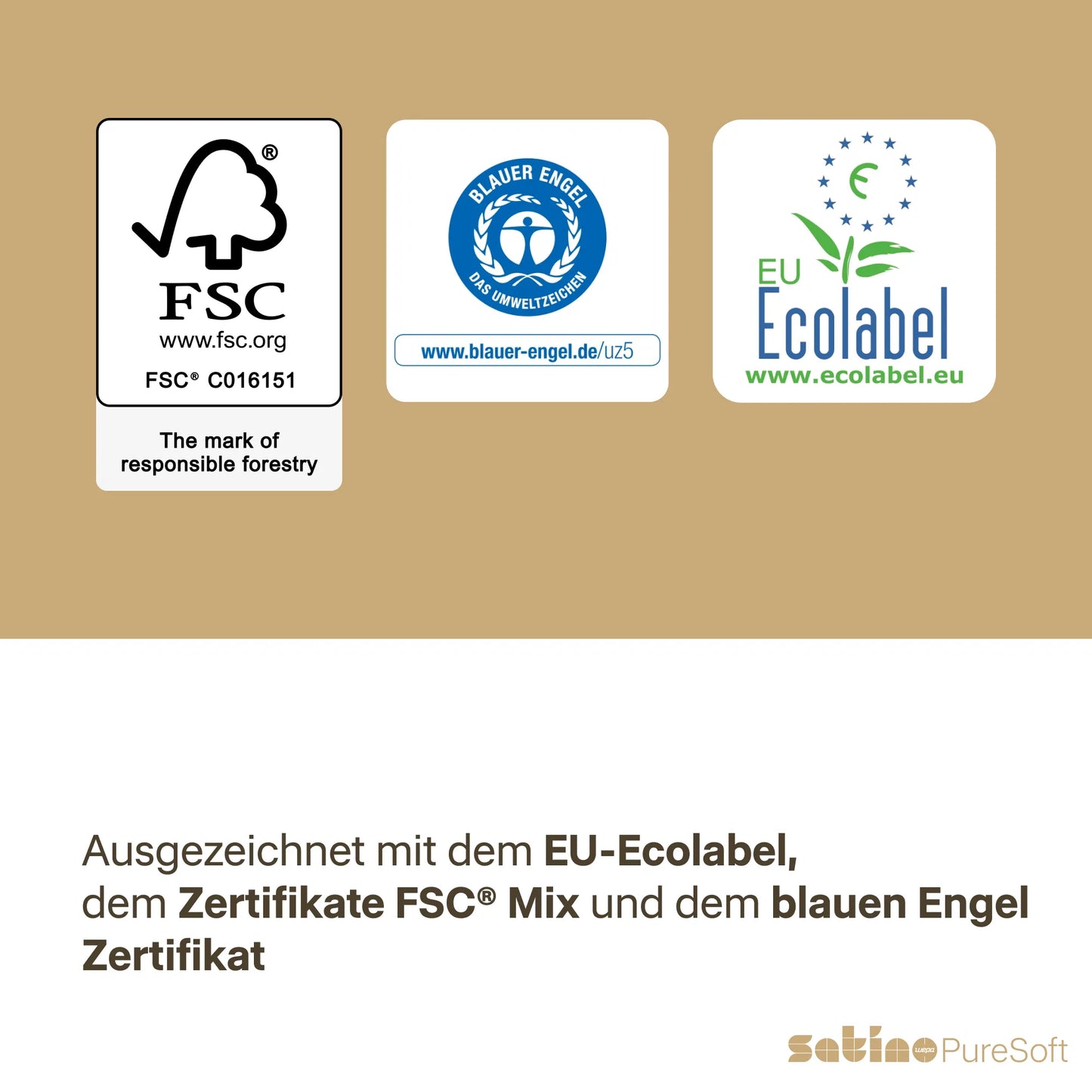 PureSoft Papierhandtücher W-Falz 2-lagig – 3.000 Blatt – 22 × 32 cm