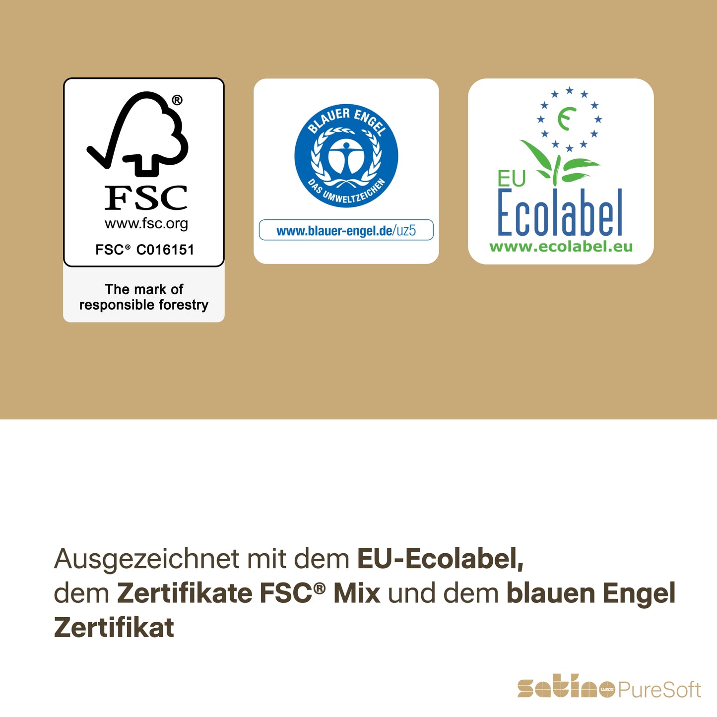 PureSoft Papierhandtücher V-Falz 2-lagig – 4.032 Blatt – 24 × 21 cm