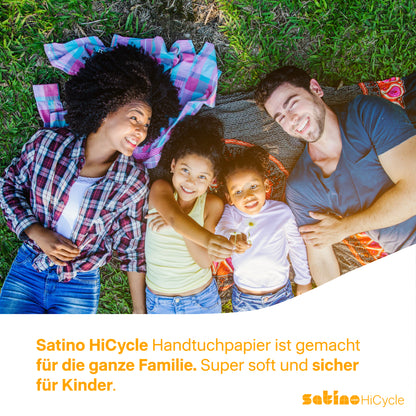 HiCycle Toilettenpapier Großrollen mit 380m je Rolle - 2-lagig