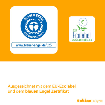 HiCycle Toilettenpapier Großrollen mit 380m je Rolle - 2-lagig