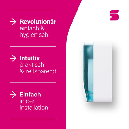 Hyginity Jumbo Toilettenpapierspender S - weiß