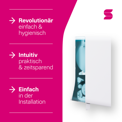 HYGINITY AutoCut Handtuchrollenspender – ohne Strom – weiß oder schwarz