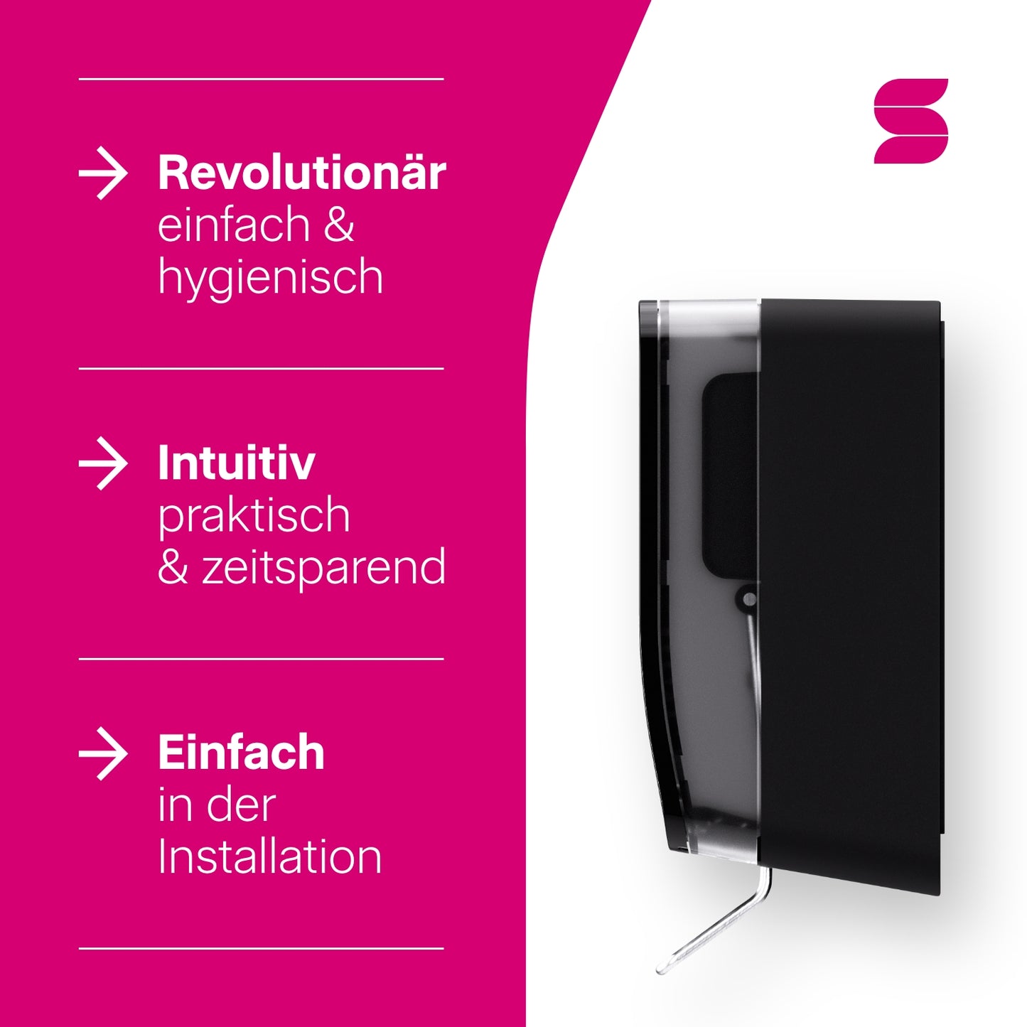 Hyginity Manueller Clean&Care Spender 500 - schwarz