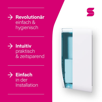 HYGINITY Sensor-Seifenspender 3-in-1 – 500 ml – weiß oder schwarz