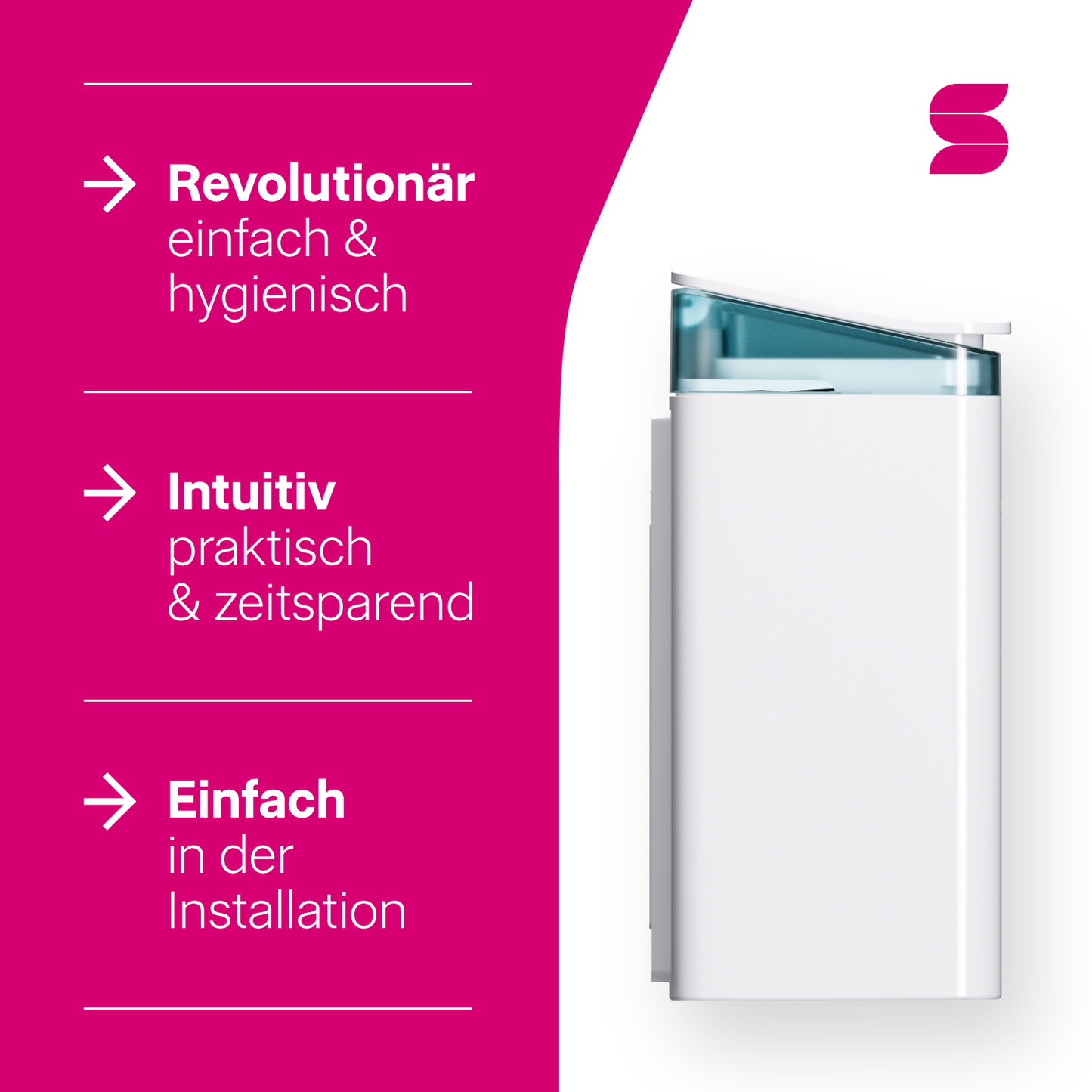 HYGINITY Hygienebox 5 l – weiß oder schwarz