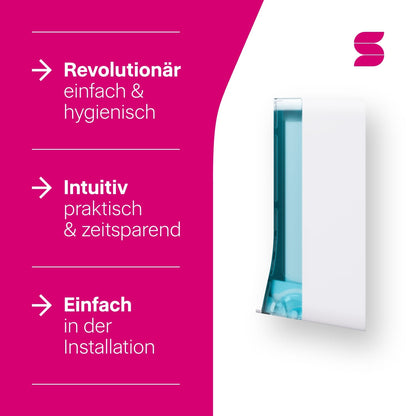 Hyginity folded towel dispenser S - white 