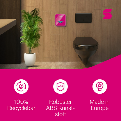 HYGINITY FemCare-Spender 3-in-1 – Binden, Tampons & Hygienebeutel – weiß, schwarz oder pink