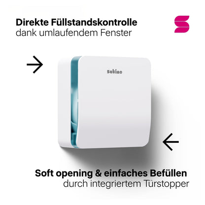 HYGINITY Toilettenpapierspender Jumbo – für XL-Rollen bis 18 cm – weiß oder schwarz