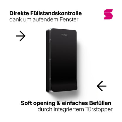 HYGINITY Falthandtuchspender XL Interfold – Einzelblattausgabe – weiß oder schwarz