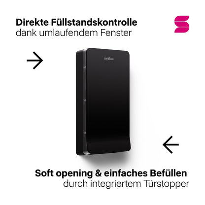 Hyginity Falthandtuchspender XL - schwarz