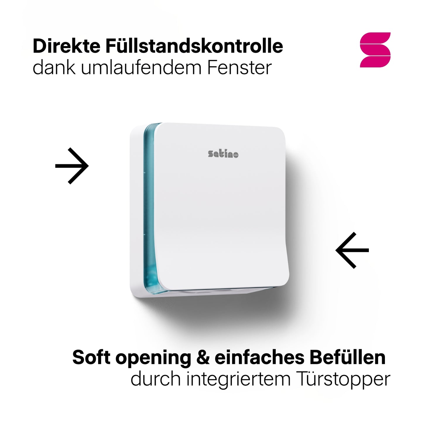 Hyginity Falthandtuchspender Interfold S - weiß