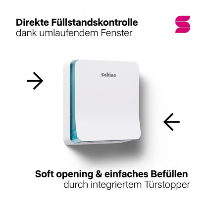 Hyginity Falthandtuchspender Interfold S - weiß