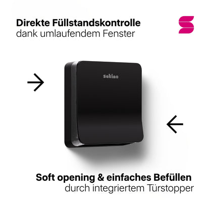 Hyginity Falthandtuchspender Interfold S - schwarz