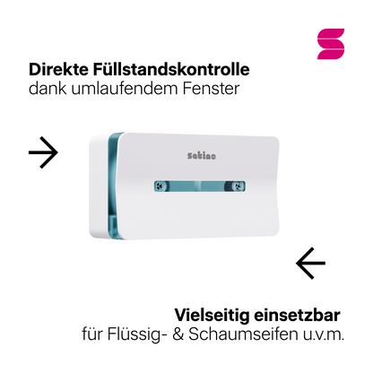 HYGINITY Toilettenpapierspender Centerfeed – 2-Rollen-System, Einzelblatt – weiß oder schwarz