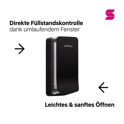 HYGINITY Einzelblatt-Toilettenpapierspender Solo – bis 600 Blatt – weiß oder schwarz