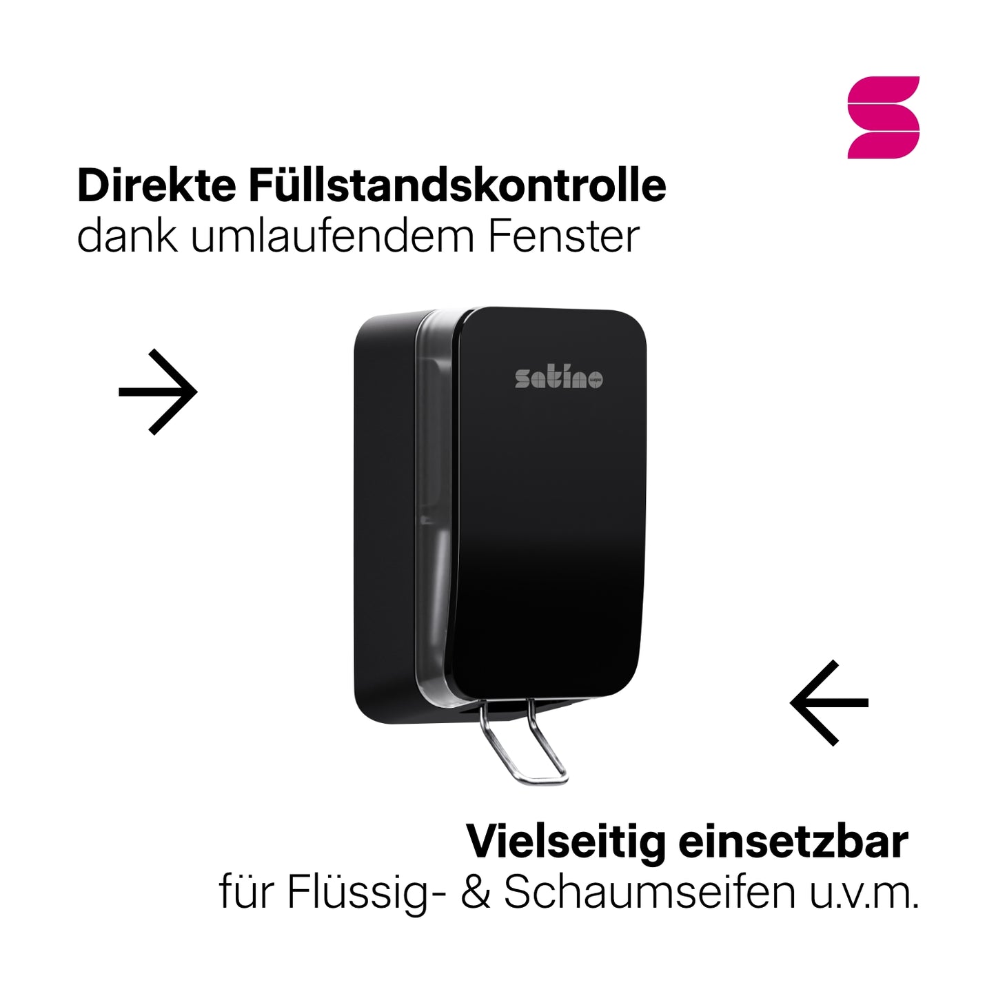 Hyginity Manueller Clean&Care Spender 500 - schwarz