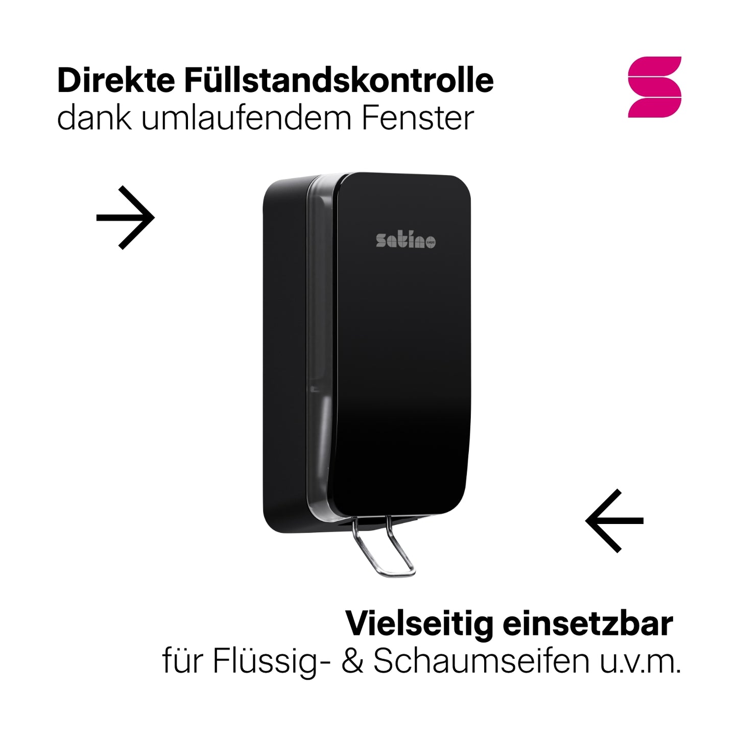 Hyginity Manueller Clean&Care Spender 1.000 - schwarz