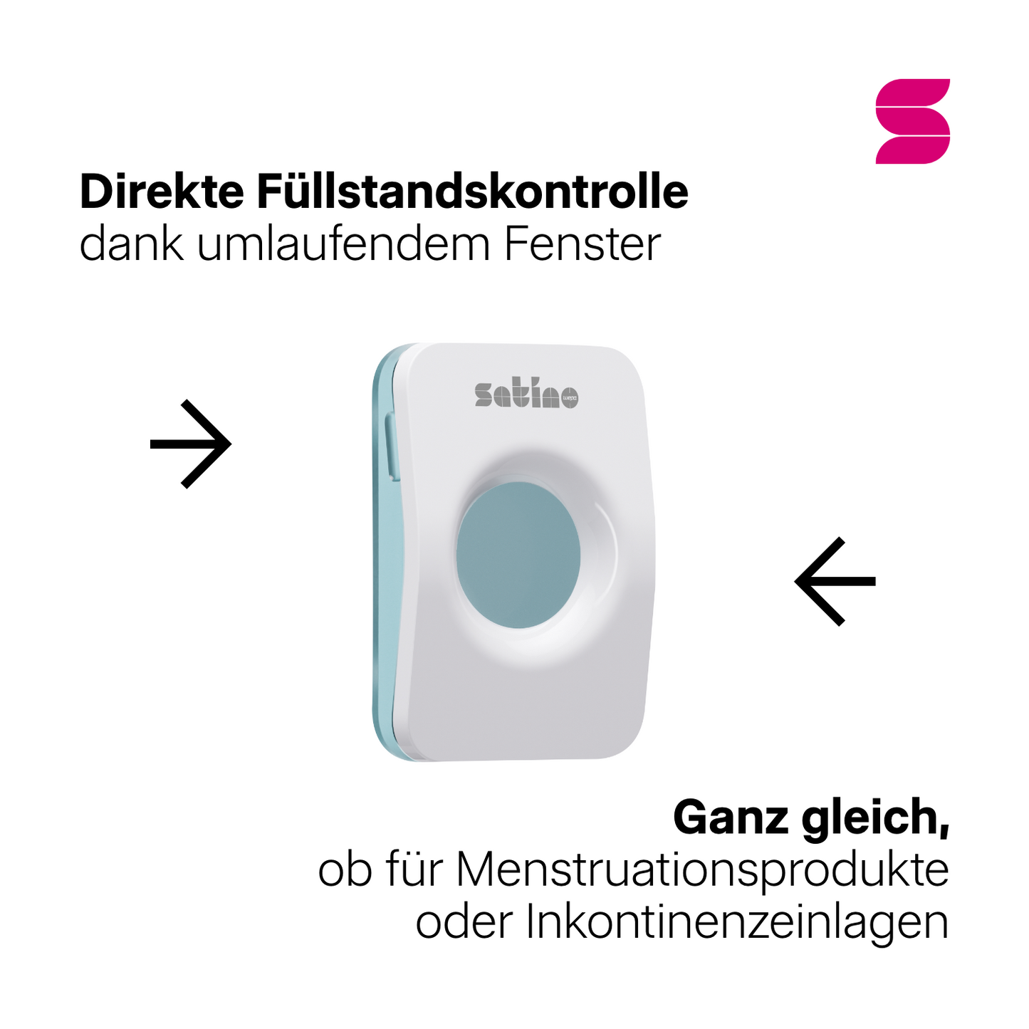 HYGINITY Hygienebeutelspender – weiß oder schwarz