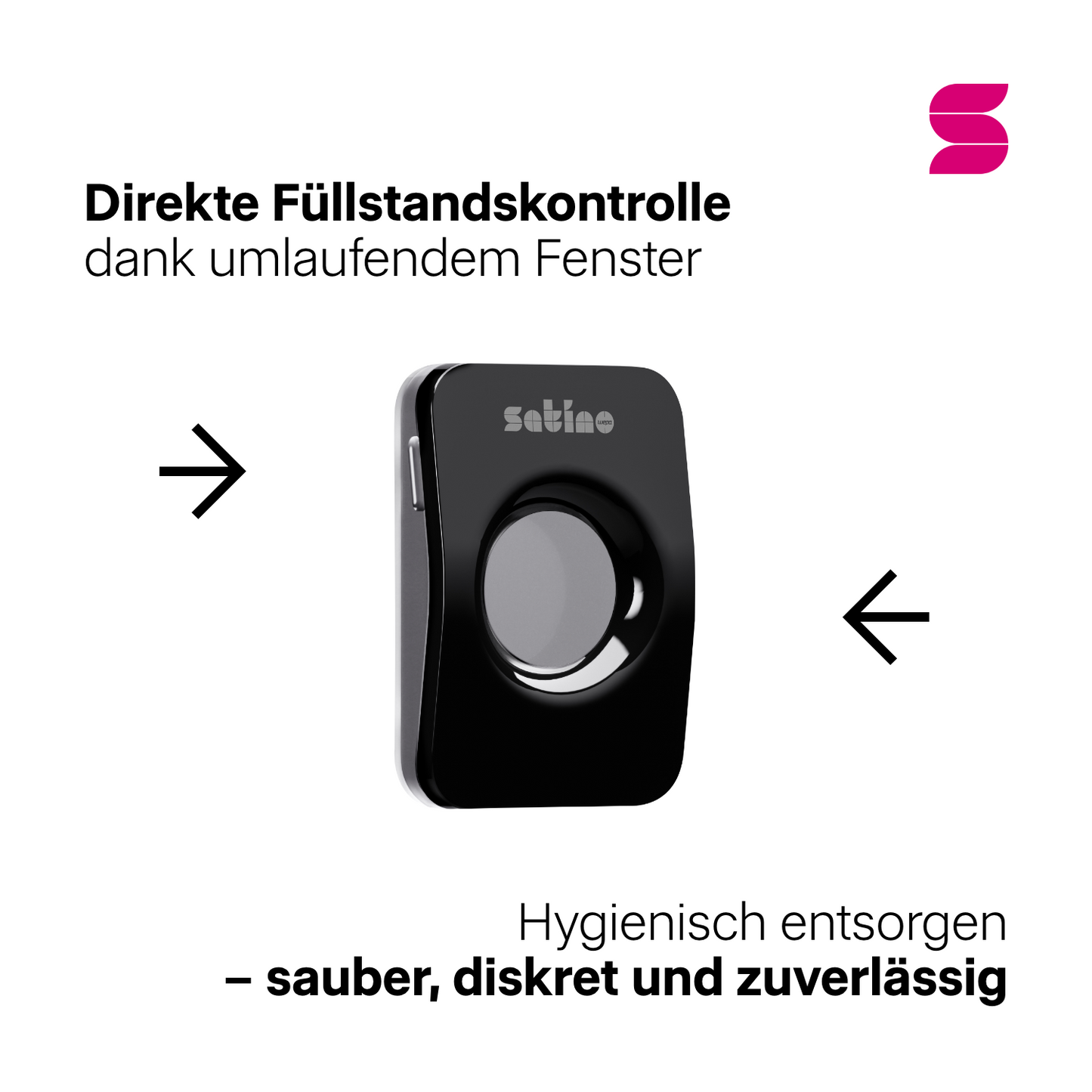 HYGINITY Hygienebeutelspender – weiß oder schwarz
