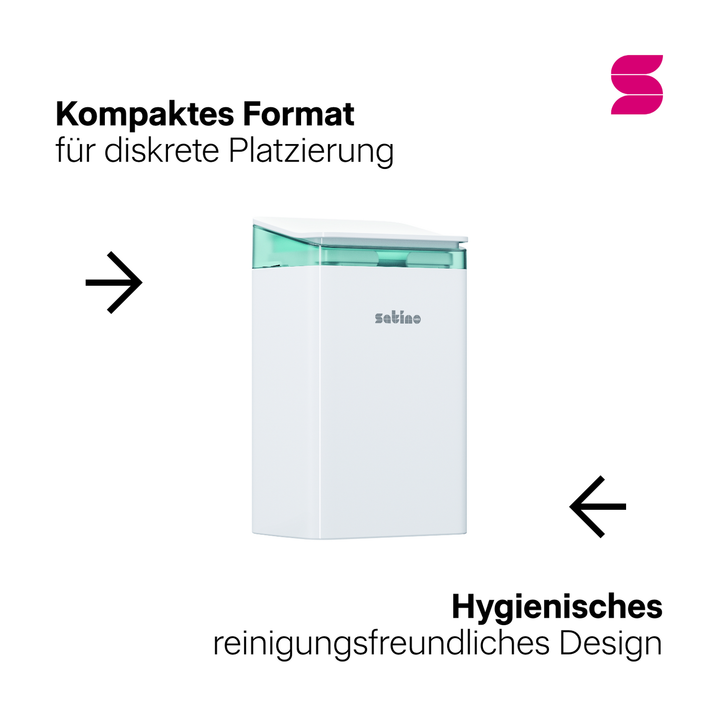 HYGINITY Hygienebox 5 l – weiß oder schwarz