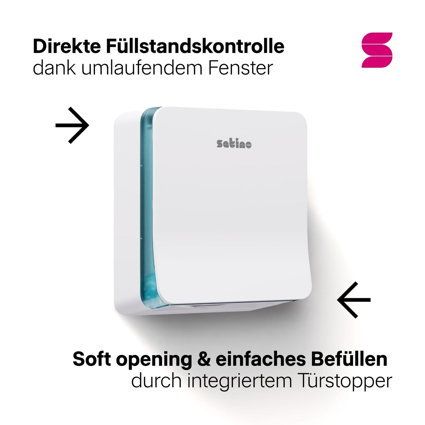 Hyginity folded towel dispenser S - white 