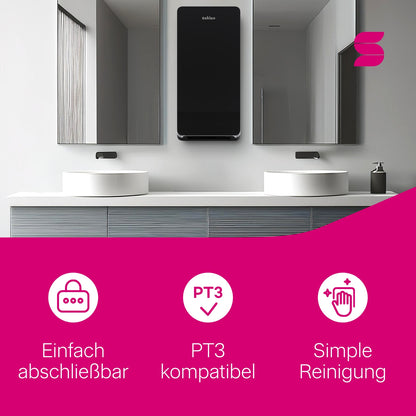 Hyginity Falthandtuchspender XL - schwarz