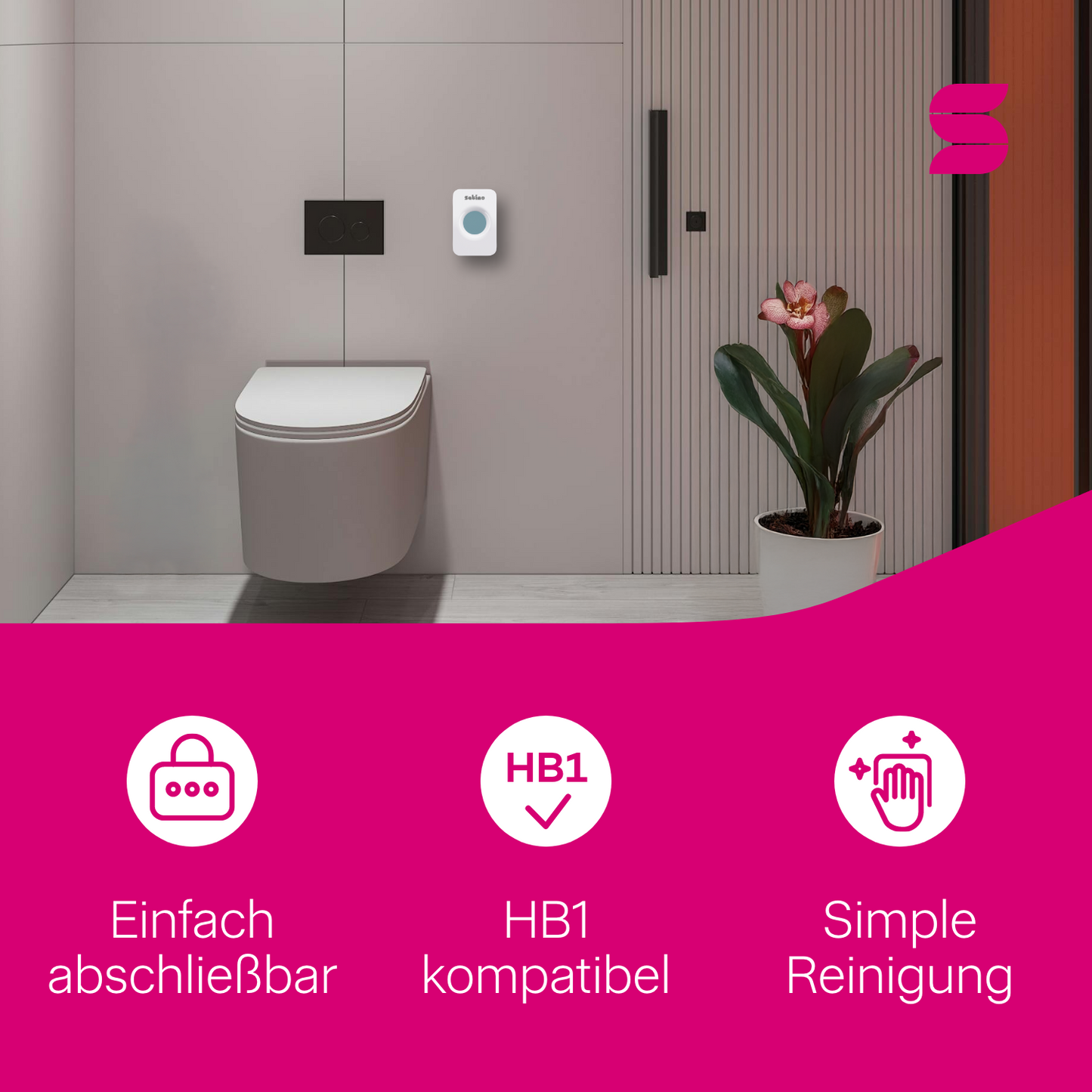 HYGINITY Hygienebeutelspender – weiß oder schwarz