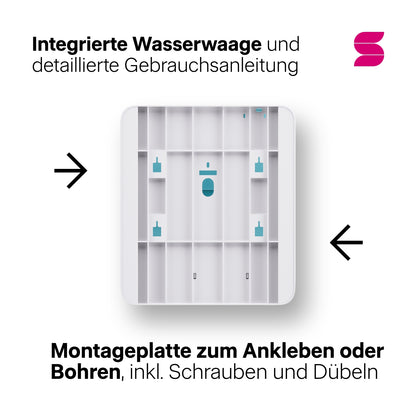 Hyginity Falthandtuchspender Interfold S - weiß