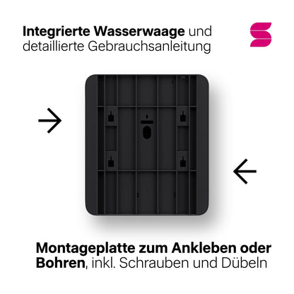 Hyginity Falthandtuchspender Interfold S - schwarz