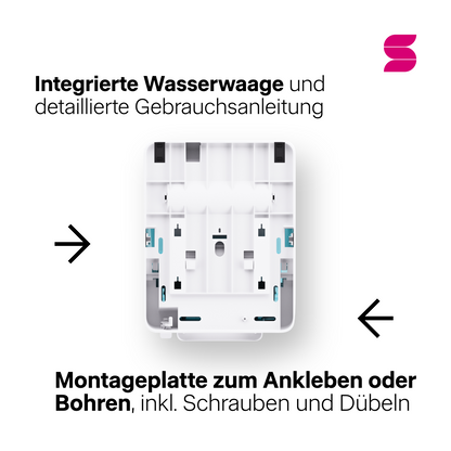 HYGINITY AutoCut Handtuchrollenspender – ohne Strom – weiß oder schwarz
