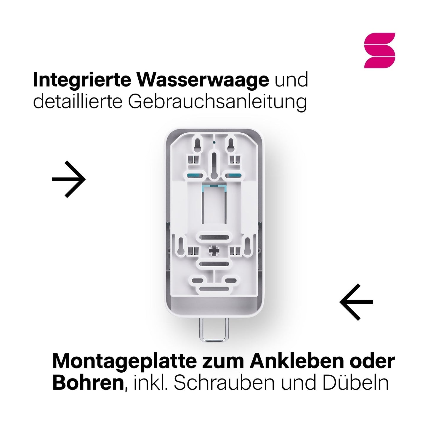 HYGINITY Seifenspender 3-in-1 manuell – 500 ml – weiß oder schwarz