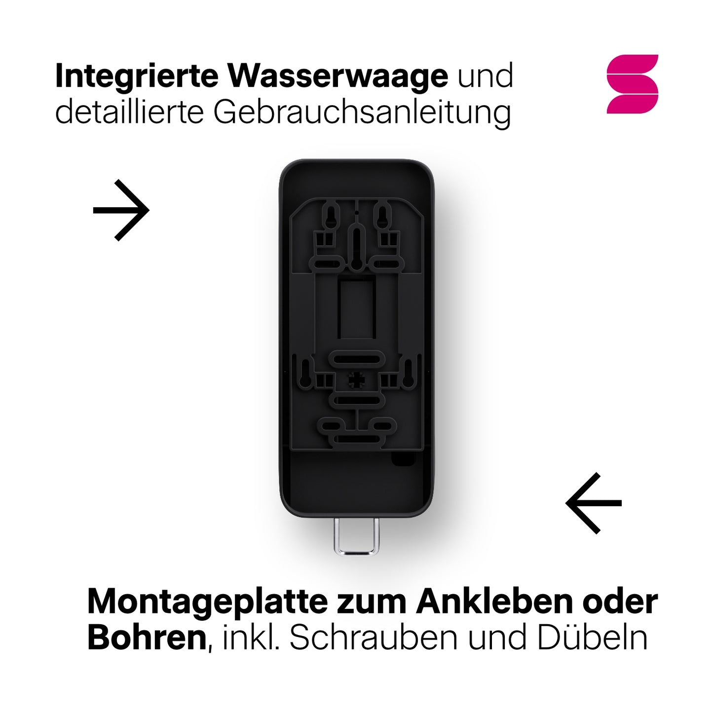 Hyginity Manueller Clean&Care Spender 1.000 - schwarz