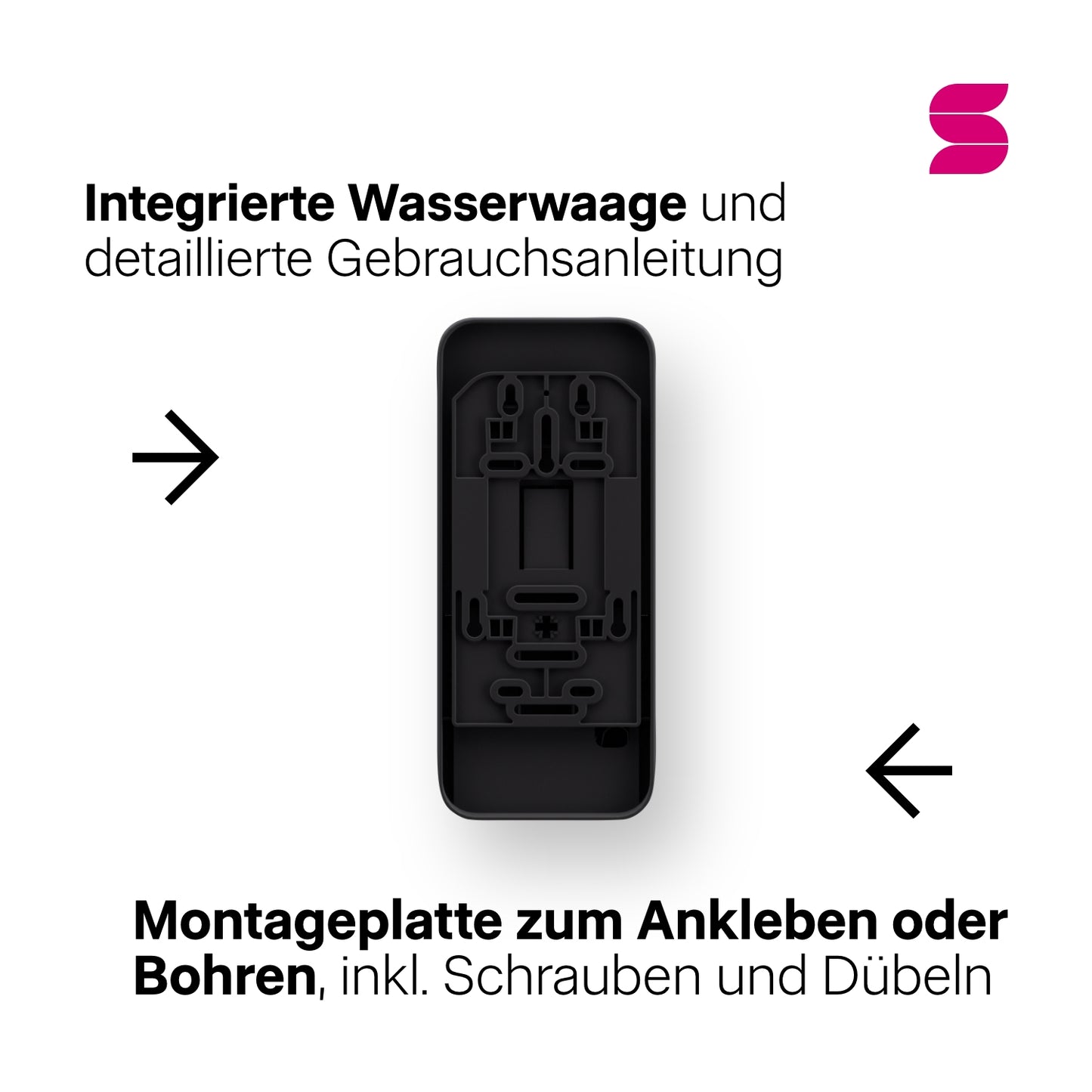 HYGINITY Sensor-Seifenspender 3-in-1 – 1.000 ml – weiß oder schwarz