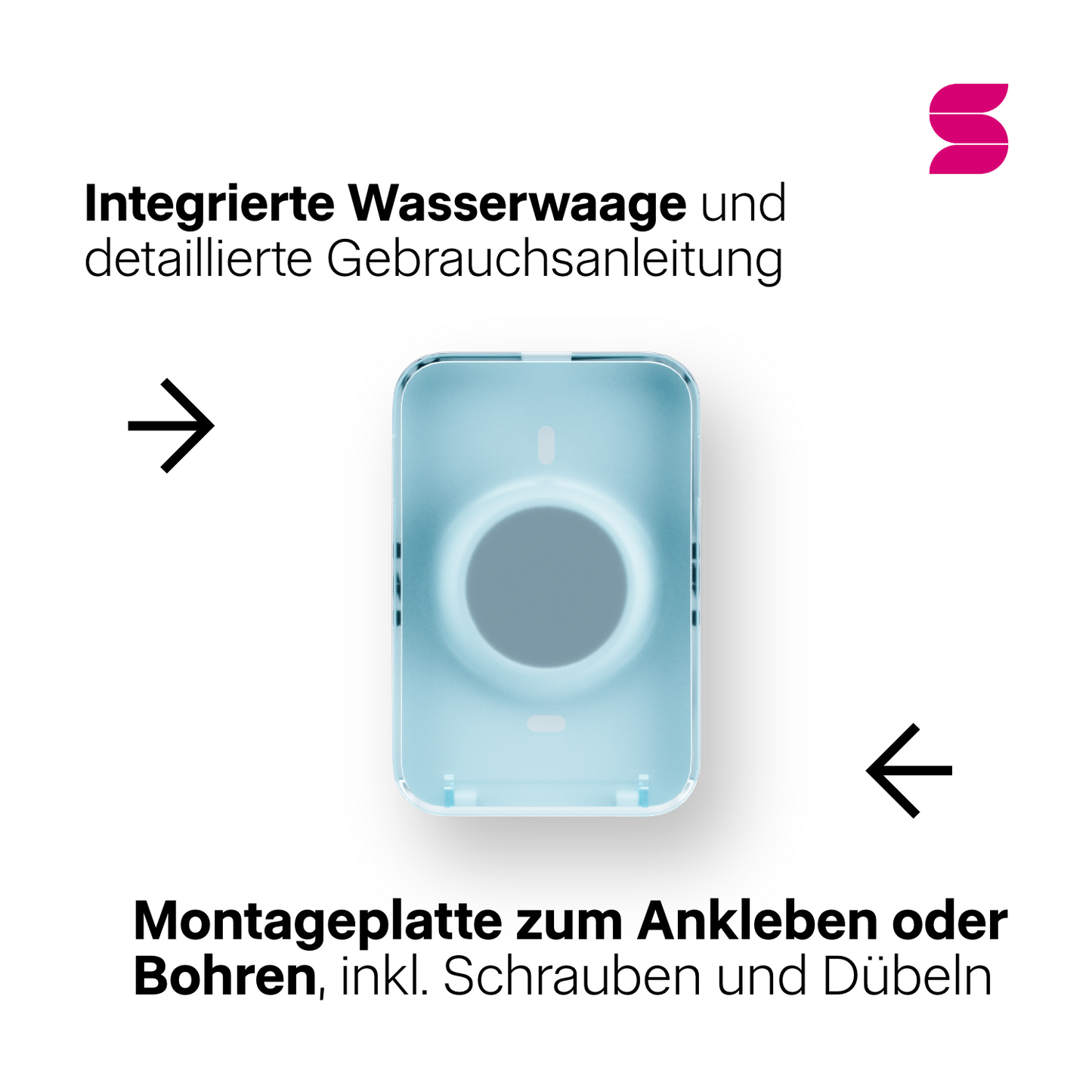 HYGINITY Hygienebeutelspender – weiß oder schwarz