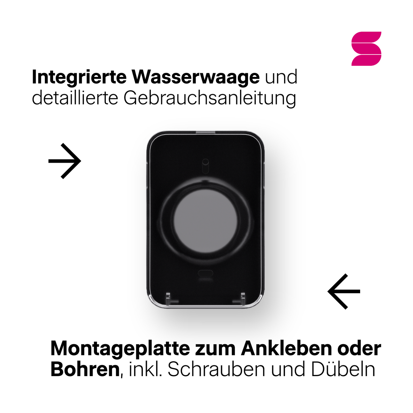 HYGINITY Hygienebeutelspender – weiß oder schwarz