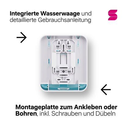 HYGINITY FemCare-Spender 3-in-1 – Binden, Tampons & Hygienebeutel – weiß, schwarz oder pink