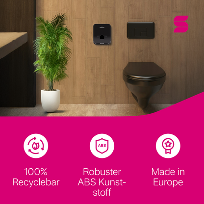 HYGINITY FemCare-Spender 3-in-1 – Binden, Tampons & Hygienebeutel – weiß, schwarz oder pink
