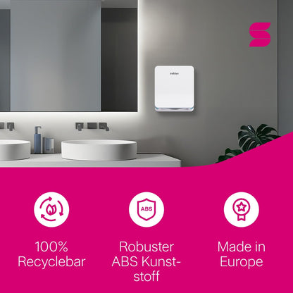 Hyginity folded towel dispenser S - white 