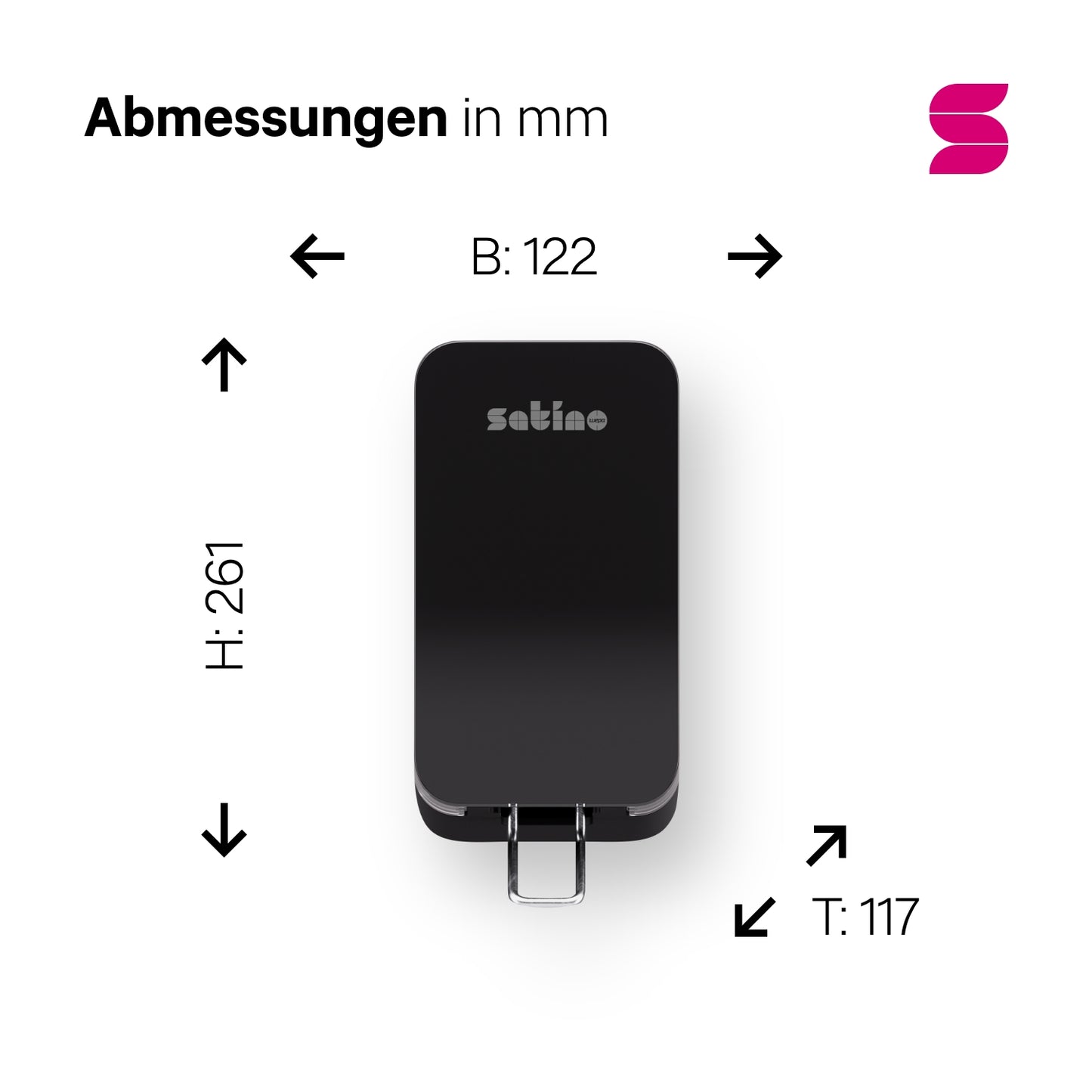 Hyginity Manueller Clean&Care Spender 500 - schwarz